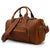 Bridgeport Chestnut Leather 16" Overnighter Bag