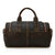 Bridgeport Dark Brown Leather 16" Overnighter Bag