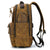 Bulkley Multi-Pocket Camel Leather Backpack