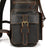 Chilco II Dark Brown Vintage Style Leather Backpack