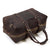 Edison Leather Travel bag - Dark Brown
