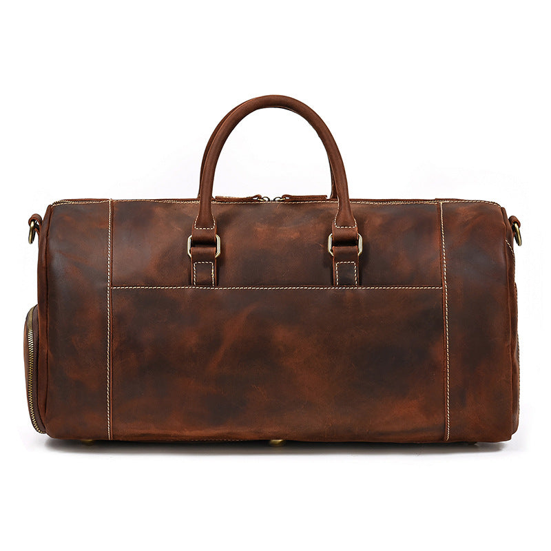 Ellwood Retro Full Grain Leather Travel Duffle Bag – Chilco Leather