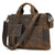 Franklin Vintage Leather Messenger Bag