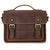 Jasper Dark Brown Leather Shoulder Bag