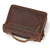 Jasper Dark Brown Leather Shoulder Bag
