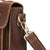 Jasper Dark Chestnut Leather Shoulder Bag