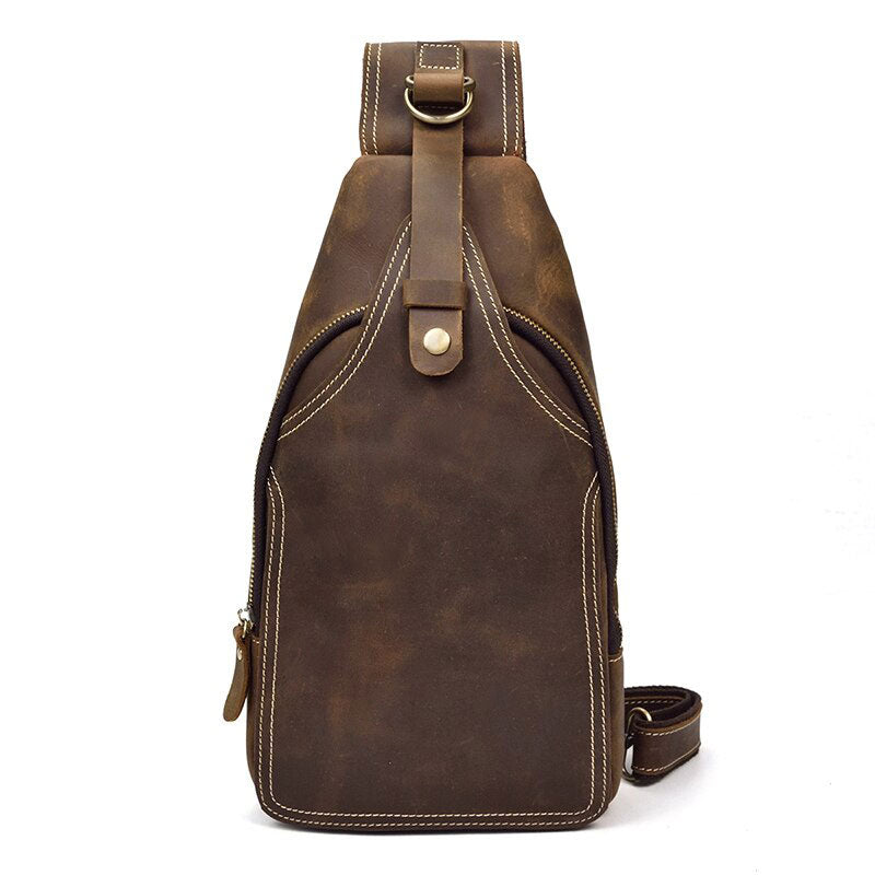 Nash Anti-Theft Leather Sling Bag – Chilco Leather