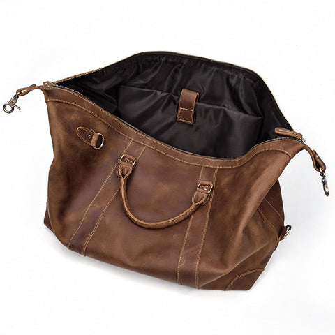Rowland Leather Duffle Travel Bag