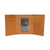 Vertical Bifold Crazy Horse Leather Wallet